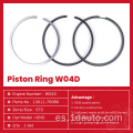 13011-78060 Anillo de pistón de motor diesel para HINO W04D